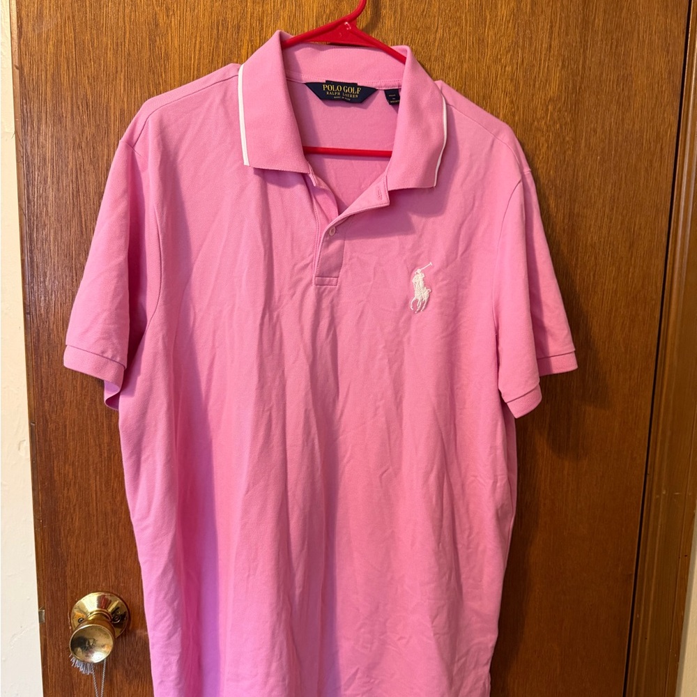 Ralph Lauren Men's Polo Shirt in Pink